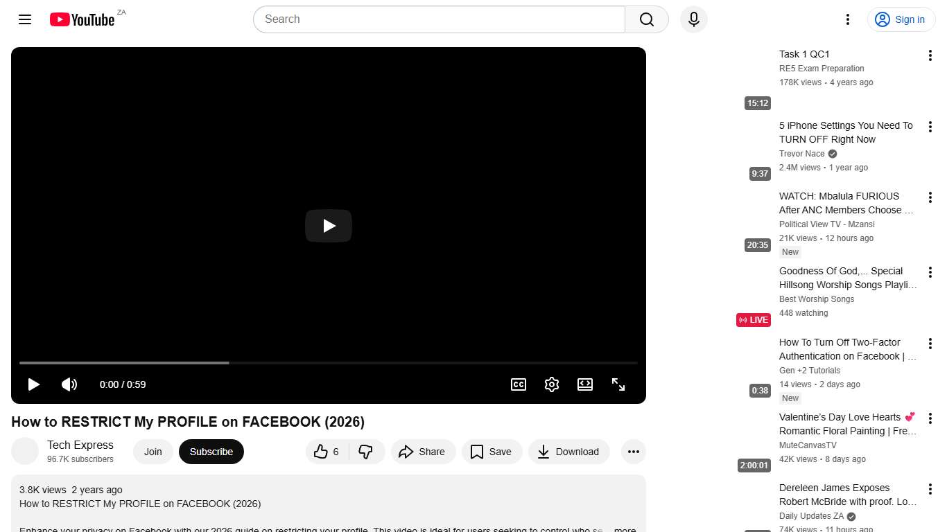 How to RESTRICT My PROFILE on FACEBOOK (2026) - YouTube