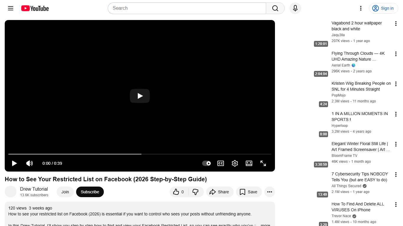 How to See Your Restricted List on Facebook (2026 Step-by-Step Guide) - YouTube